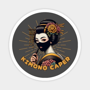 Kimono geisha thief Magnet